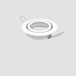 Embutido Dicro. 100mm Movil Chapa Blanco Con Zocalo Spots Line - E3bisblagu