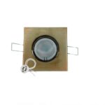 Embutido Led Cuadrado Zamak C/vidrio Osaka Ii Bl 180 Iluminacion - 36010/led/bl