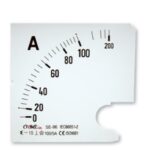 Escala P/amperimetro Se-72a 600a Sassin - E-72/600