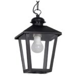 Farol Hierro Colonial C/trapecio S/reja C/cadena Ferrolux - Fc-138