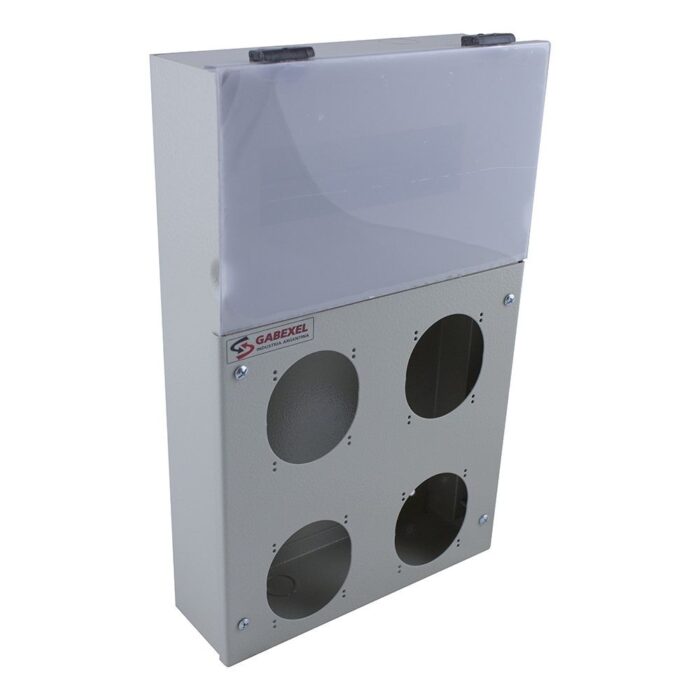 Gabinete Metalico P/ Tomas Industriales C/tapa Acri.4x16+ 9mod Gabexel - Gtit-4025-1 - Imagen 2