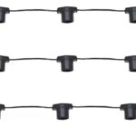 Guirnalda 7 Luces E27 X 5m Negro Trefi - 02001