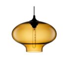 Lampara Colgante 1 Luz Ambar Caetano  180 Iluminacion - 15041