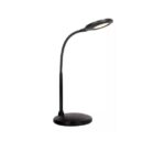 Lampara De Escritorio 6w Negra Flexible Blanco E Integra Base  180 Iluminacion - 27041/ne - Imagen 2