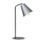 Lampara De Escritorio Platilmetalica Con Movimiento - Nordik - Luz Del Siglo - Lm8150-01