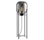 Lampara De Pie E27 D480 X 1400 Ambar Rita Mesa 180 Iluminacion - 27009/am