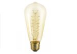 Lampara Filamento Perita 24w E27 Antique Luz Verde - St64