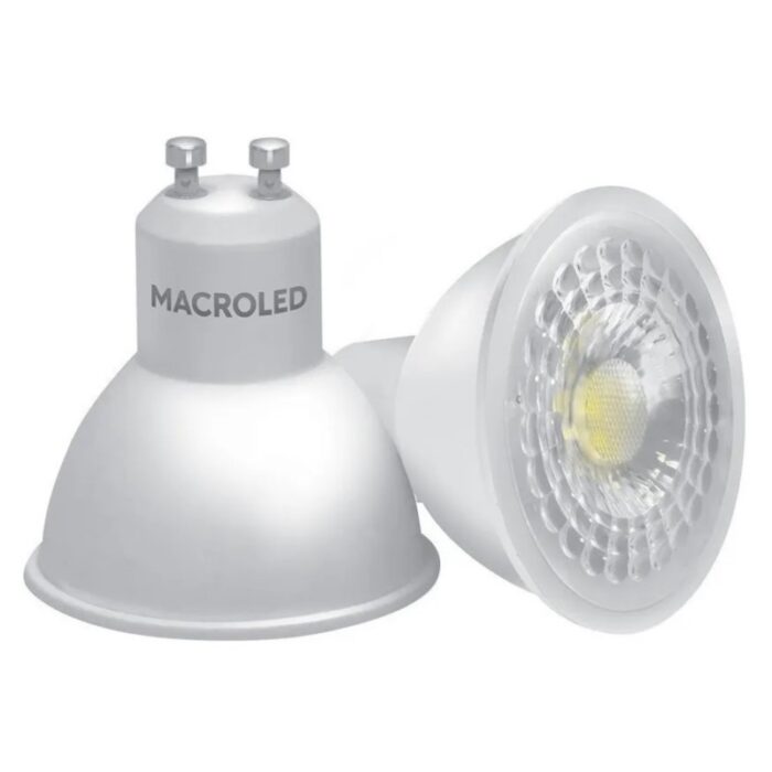 Lampara Led 7w Gu10 220v 6000k 38º 540lm Macroled - Par16-pvcb-7w-38d - Imagen 2