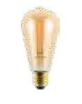 Lampara Led Edison Filamento 7,5w 2500k E27 Dim Ambar Osram - 7023582