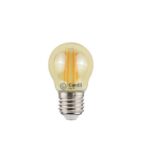 Lampara Led Filamento Gota 4w E27 G45 2500k Ambar Candil- Le27-filg45004/25/a