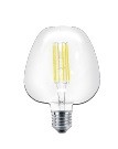 Lampara Led Filamento Manzana Dorada 8w Dimerizable Blanco E 2700k Lgp - Lfa-ap80g-8w