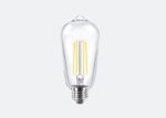 Lampara Led Filamento Pera 8w E27 2700k Dim Macroled - Dbfst19-8 Ww - Imagen 2