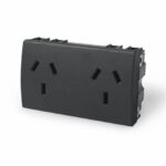 Modulo Toma Doble Negro 10a Kalop - Ks40256