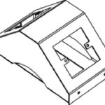 Periscopio P/1 Bastidor Mignon + 1 Toma Europ. Asanno - 3010-500744