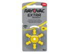 Pila P/audifono Extra 10 X 6un Rayovac - 10au-6xelat