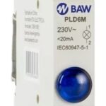 Piloto Luminoso Azul Led P/riel Din 230vca Baw - Pld6m