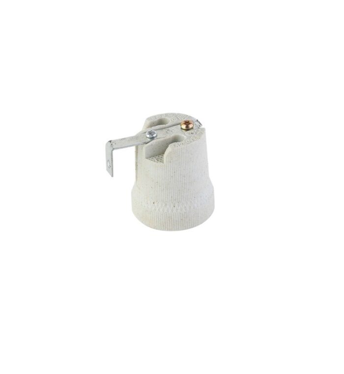 Portalampara Ceramico E27 Con Escuadra Macroled - Pl-e27-es - Imagen 2