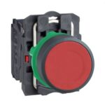 Pulsador Ras. Plas. D22 Rojo Ip65 Schneider - Xb5aa42