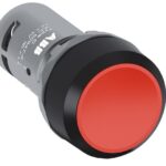 Pulsador Rasante Compacto Rojo 1na+1nc Abb - Cp1-10r-11