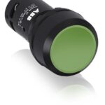 Pulsador Rasante S/luz 1na Verde Linea Compac. Abb - Cp1-10g-10