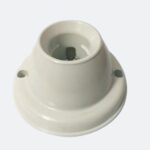 Receptaculo Recto E27 Marfil Delux - 8027