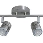 Spot 2 Luces Chapa P/gu10 Pl Dabor - Lod-2 Pl