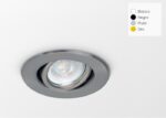 Spot De Embutir Direccional 110mm Gu10 Negro San Lorenzo - 3302 Ng