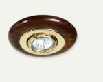 Spot Emb Movil Gu10 Con Aro De Madera Carilux - 4001 - Imagen 2