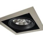 Spot Embutir Cuadrado Ar111 Acero Lci Iluminacion - 108006/cu N