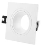 Spot Semiembutido Matt1 Blanco/negro Leuk Iluminacion - 6119