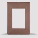 Tapa Tres Modulos Mod. Luminic Block Gris Kalop - Ks41567