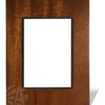 Tapa  Y Dist. Bauhaus Madera T/nogal Cambre - 4969