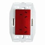 Toma Doble C/bastidor Estabilizado Kalop - Ks40251e