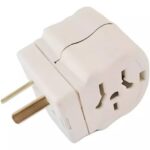 Toma Multiple Patas Chatas Blanco Caja Richi - 127.600.30.01