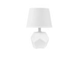 Velador Ceramica E27 250mm Bl Harbour 180 Iluminacion - 27063/bl