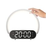 Velador Led 5w Dim C/reloj Macroled - Vulcano Bl