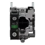 PULSADOR METALICO RASANTE NEGRO (1 NA) - Imagen 2