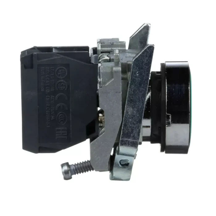 PULSADOR PLASTICO RASANTE VERDE (1 NA) - Imagen 2