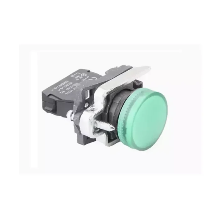 PILOTO LUMINOSO METALICO LED COMPONIBLE VERDE 24 VCA/VDC - Imagen 3