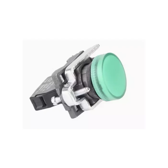 PILOTO LUMINOSO METALICO LED COMPONIBLE VERDE 24 VCA/VDC - Imagen 2
